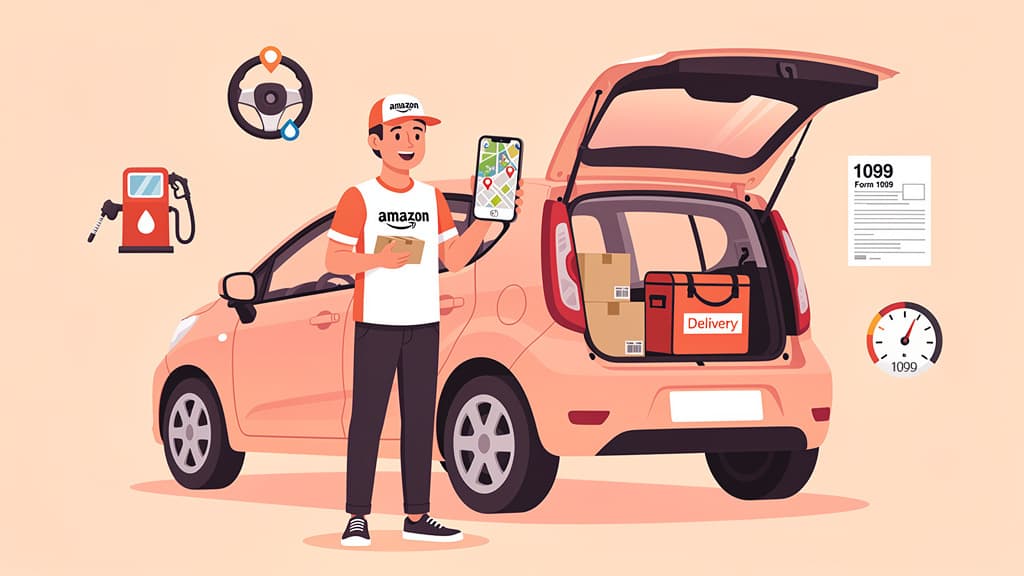 Amazon Flex Driver Taxes (2026): What You Owe and What You Can Deduct