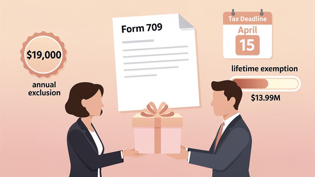 Gift Tax Return Deadline 2026: When to File Form 709 and How It Works