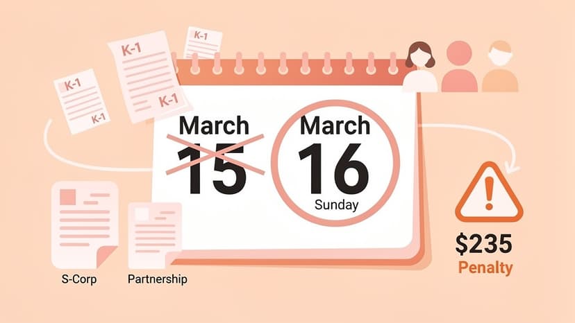 March 15 Tax Deadline: What's Due, Who Files, and What Happens If You ...