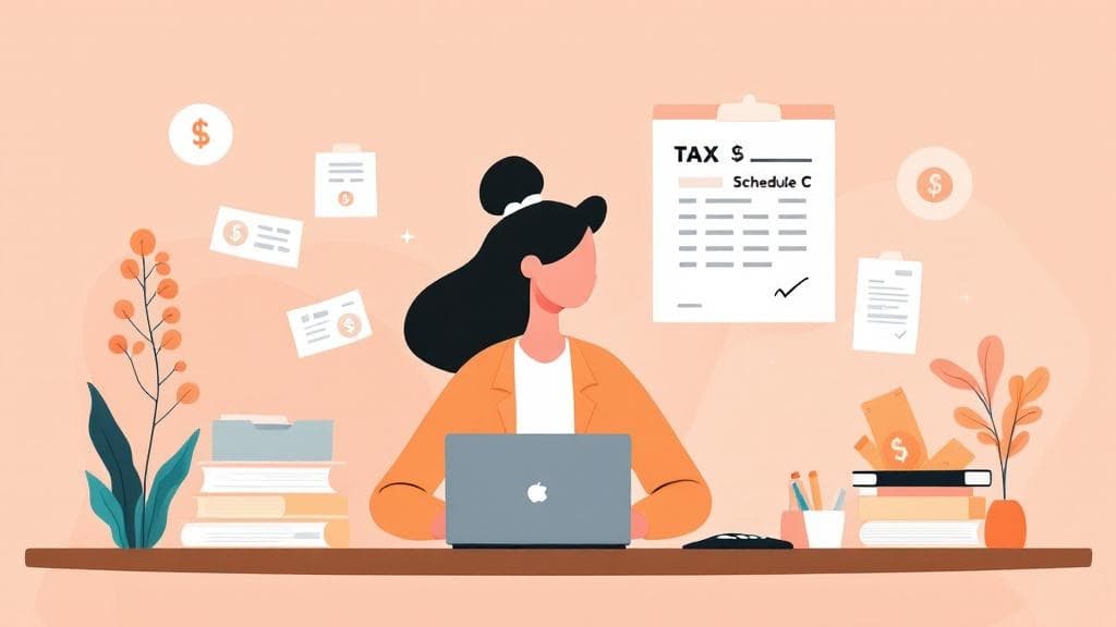 Schedule C (Form 1040) Instructions: Complete Line-by-Line Guide 2026 ...