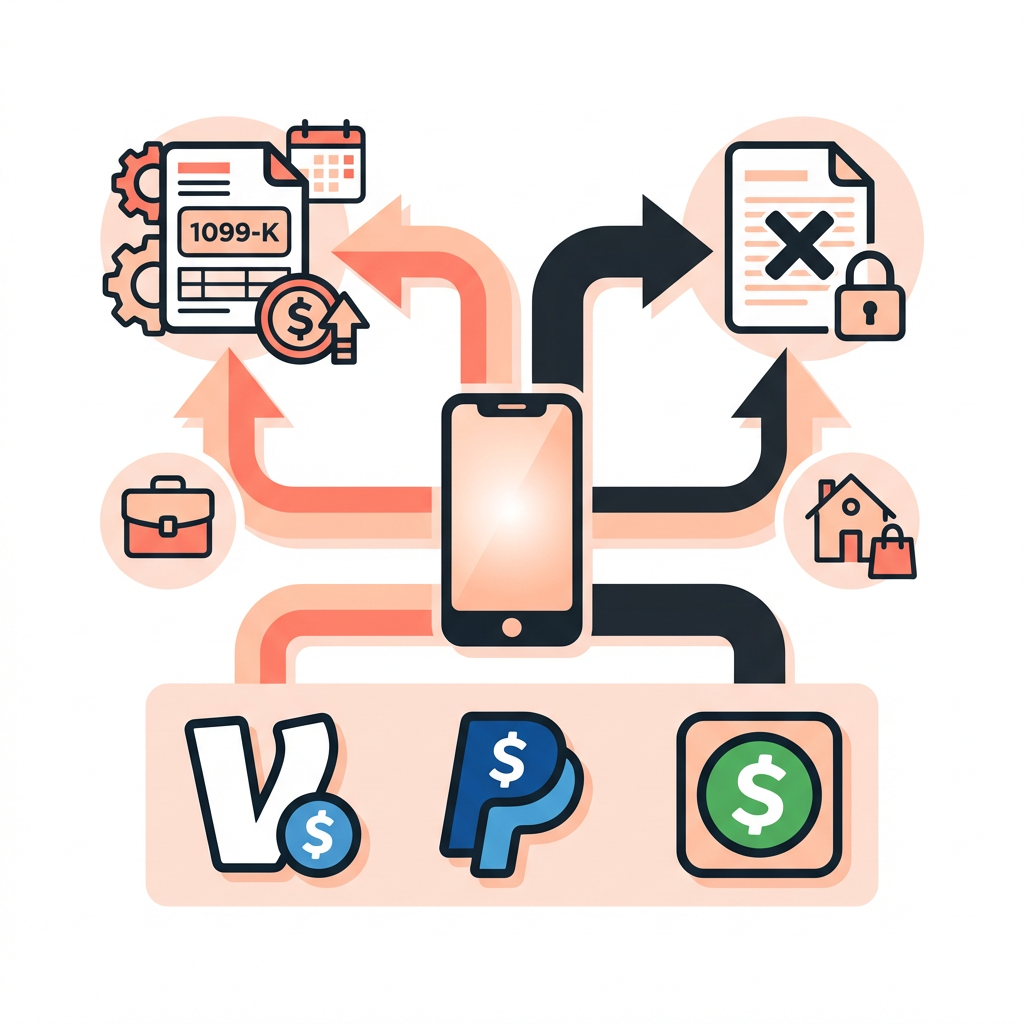 1099-K reporting rules for Venmo, PayPal, and Cash App