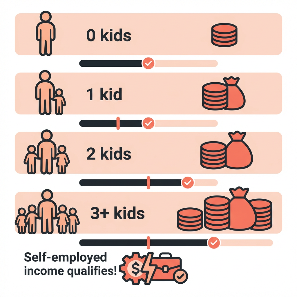 Earned income credit amounts and income limits for 2026